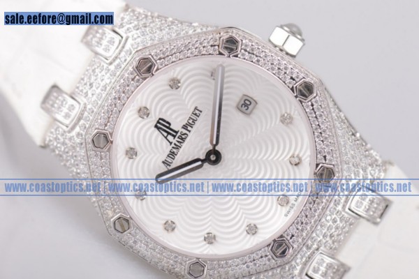 Audemars Piguet Royal Oak Ladies Watch Steel Best Replica 67605BC.ZZ.D070SU.01 (EF)